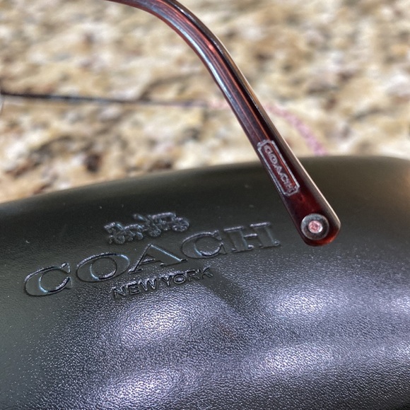 Coach Glasses Della (128) Burgundy - Picture 7 of 10
